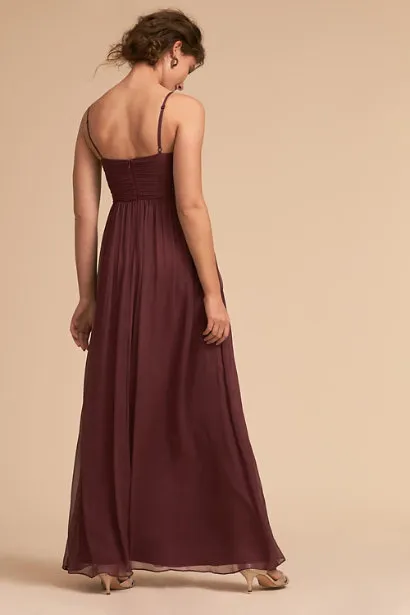 Bhldn deals burgundy dress
