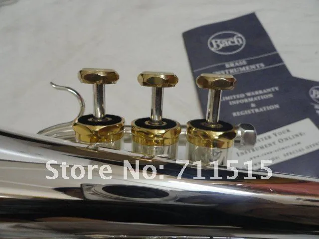 New Arrive Bb Pocket Trumpet Ottone di alta qualità placcato argento superficie tromba strumento musicale di marca con custodia
