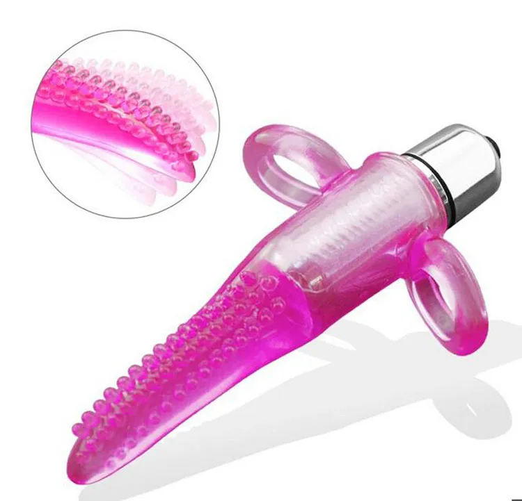 Vibrierende Zunge Oral Finger G-Punkt Vibrator für Frauen, Mini Klitoris Vagina Nippel Stimulator Massagegerät Sexspielzeug