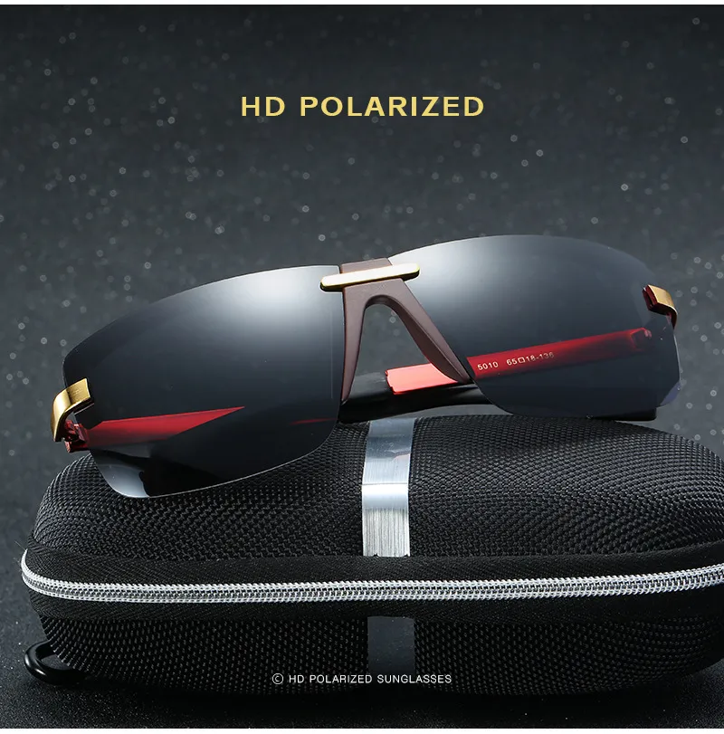 Luxury Sunglasses For Men Brand Design Fashion Sunglasses Wrap Sunglass Pilot Frame Coating Mirror Lens Carbon Fiber Legs without boxl