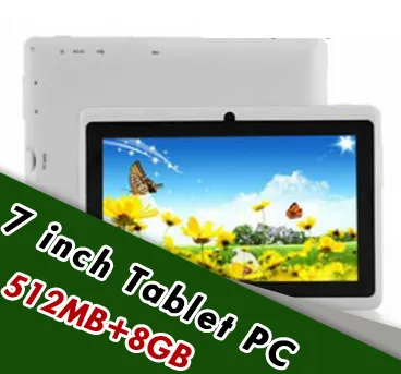 10X 7 pouces capacitif Allwinner A33 Quad Core Android 4.4 double caméra Tablet PC 8G