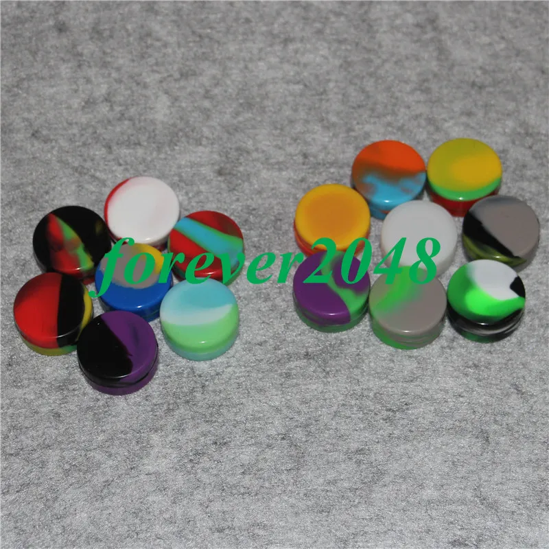 3ml Air Tight Odorless Medical Silicone Jar Herb Stash Container Silcon oil Container Jars Dab Silicone Wax Containers9872896