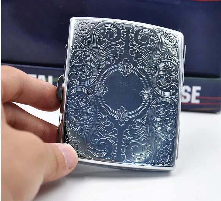 Metal Cigarette Case With Mirror, Ladys... From Gj888666, $4.57