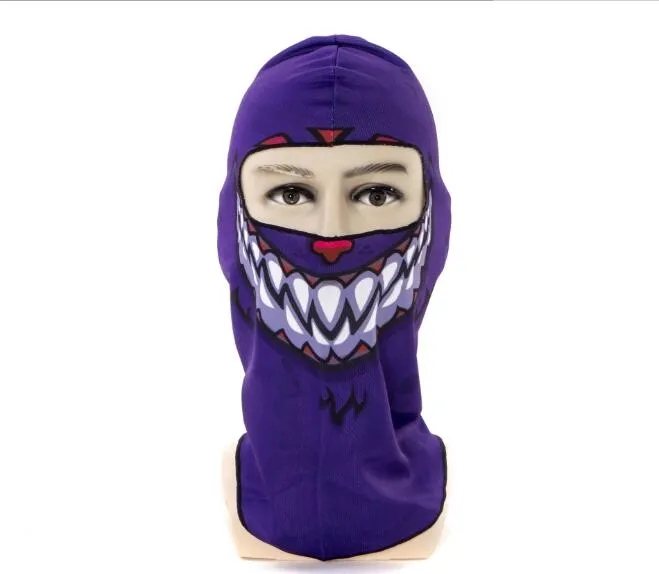 3D Animal masks Balaclava cap hat Bicycle Bike Motorcycle Hats Snowboard Tiger Party hood Pet Full Face Mask scary skull masks