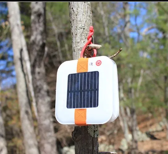 プロモーションキャンプシェードテント膨脹可能な太陽光折りたたみ式エアバッグ照明弾性ソーラーランプ屋外携帯用照明器具