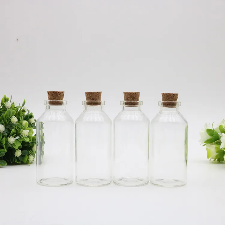 30ML 30X70X12. 5mm Glass Bottles With Corks For Wedding Holdy Decoration Christmas الهدايا فارغة جرار شفافة كورك