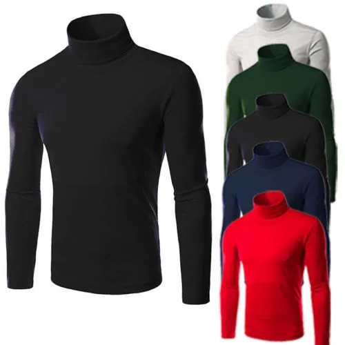 Thermal polo neck mens hotsell