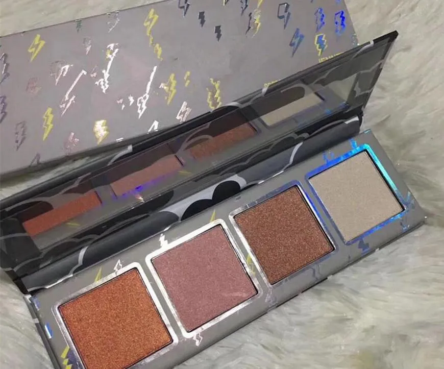 Nieuwste make-up markeerstift palet geperst verlichte poeder 4kleuren de weerscollectie DHL verzending