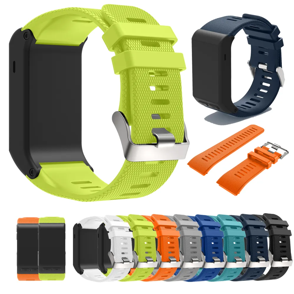 For Garmin Vivosmart HR Silicone Wristband Replacing Watch Band Strap with  Tool