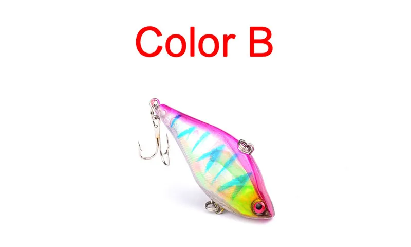 NEW Shallow Sinking Plastic VIB Bait 13g 6cm lifelike fishing lure Vibration Crank baits Fishing tackle