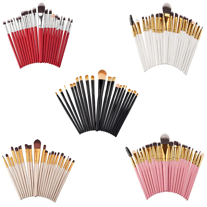 Högkvalitativ Makeup Brushes Sets Pulver Foundation Eyeshadow Brush Kits Make Up Brushes Professional Makeup Beauty Tools Gratis frakt