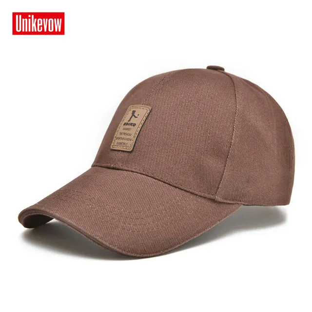 Outdoor Sport Baseball Cap Men 'S Adjustable Cap Casual Leisure Hats Solid Color Fashion Snapback Summer Fall Hat Casquette