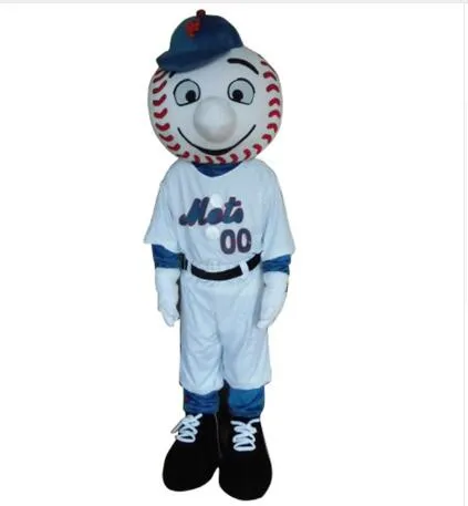 Mr. Met disfraz de mascota nuevos disfraces de niño de dibujos animados disfraces de mascota de béisbol