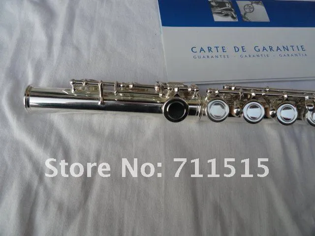 Strumento musicale di marca BUFFET BC6010 Flauto professionale 16 fori chiusi Flauto tono C Corpo in cupronichel di alta qualità placcato argento con custodia