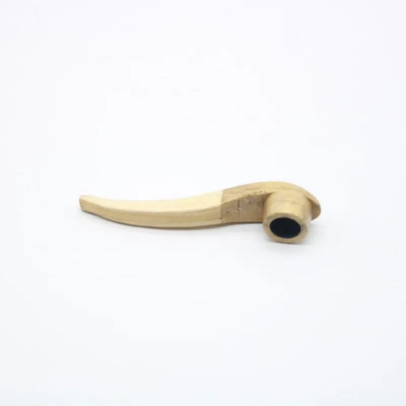 Mini Solid Wood Pipe Length 109.5 mm Creative Personality Smoking Tobacco Pipe Handmade Simple Short Pipe Accessories