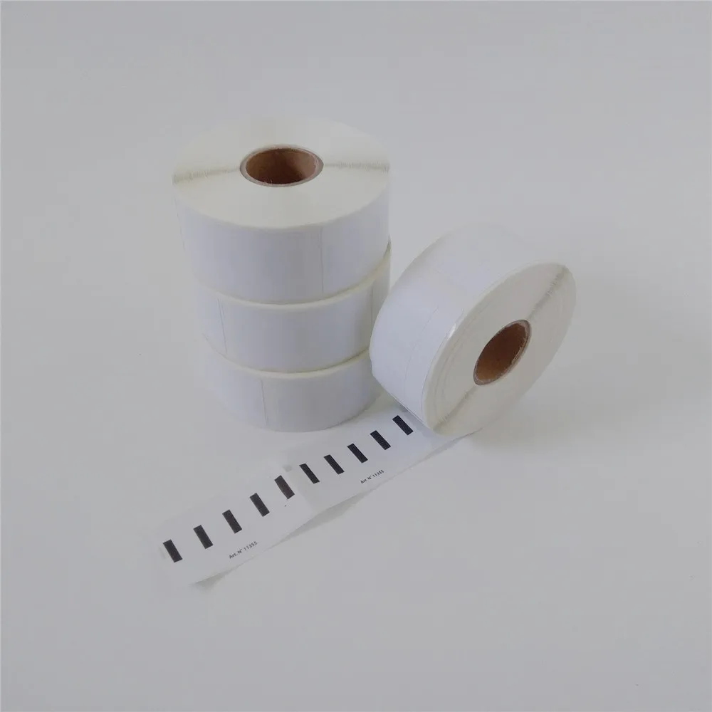 4 x Rolls Dymo 11355 Dymo11355 Uyumlu Etiketler 51mm x 19mm 500 Rulo Başına 500 Etiket Çok Amaçlı Termal Etiketler 450 Turbo