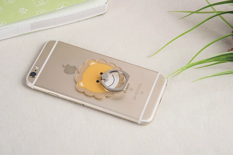 30st Personifierad DIY Design Telefon Ringhållare till iPhone 6 6s Samsung Note 8 Universal Acrylic Ring Stativ med någon form