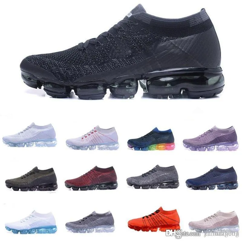 Nuevo 2018 2018 BE TRUE Zapatos para correr Mujeres Hombres Zapatos al aire libre diseñador Fly line diseñador Zapatillas deportivas Entrenamiento US5-11 Nike Air Max AIRMAX Vapormax vapor