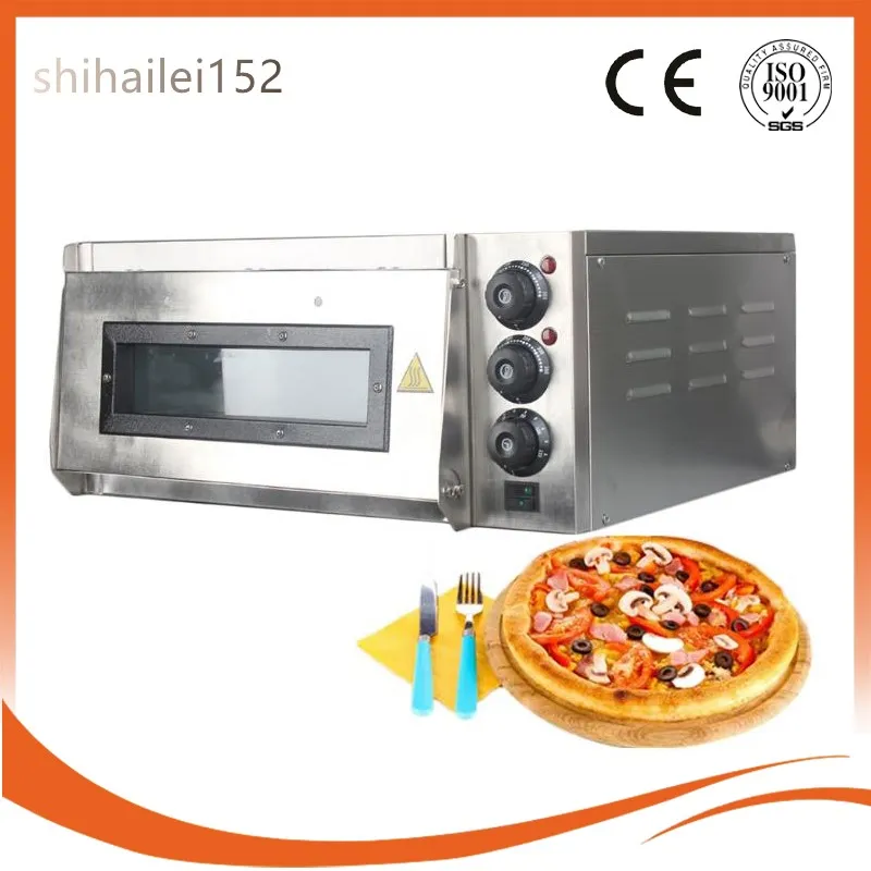 ITOP Pizza Oven 2KW Commercial Electric Pizza Oven Single Layer Professional Electric Baking Oven Cake/Bread/Pizza With Time