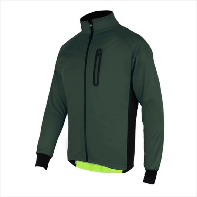 남성 Ropa Ciclismo Cycling Jackets 방풍 방수 코트 따뜻한 그린 파란 봄 가을 겨울 자전거 의류