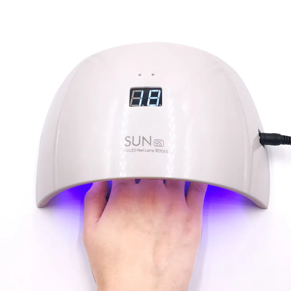 SUN9S lampe à LED ongles 24W lampe UV sèche-linge pour manucure Art LED UV ongles détection automatique lumière Gel sèche-linge Machine