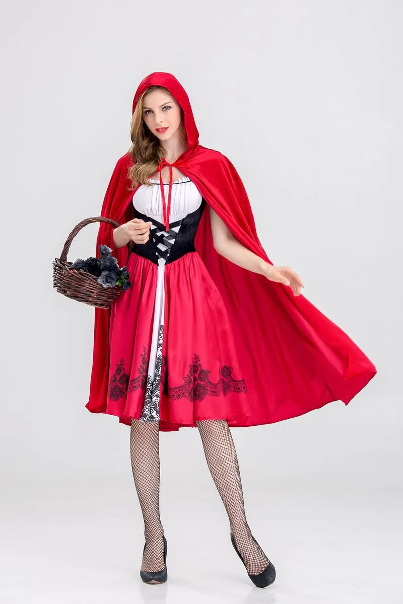 Vestito cappuccetto rosso donna sale