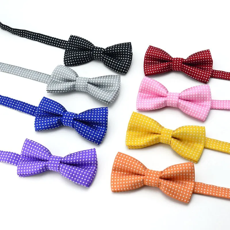 Chłopiec Dzieci Dzieci School Fashion Bow Tie Kolorowe Motyl Cravat Bowties Czyste Mężczyźni Wedding Party Prom Festival Akcesoria