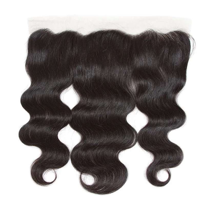 Feixes de Cabelo Humano Em Linha Reta Cabelo Virgem Brasileiro Fechamento de Onda Do Corpo e Acessórios Frontais Remy Extensões de Cabelo Humano Weave Ofertas por atacado