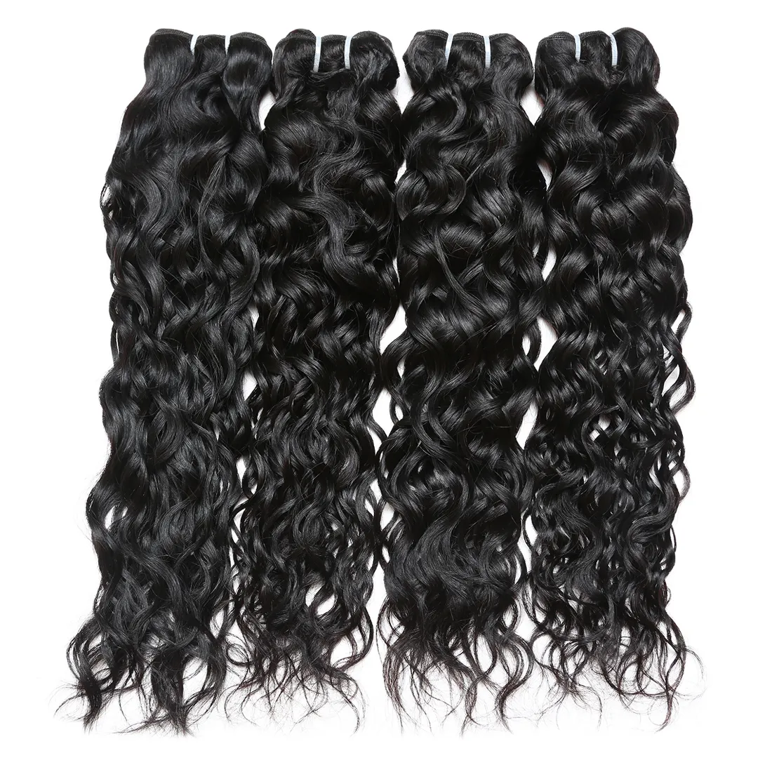 8A Brasiliansk naturvåg Virgin Hair Weave 4 buntar 8a 100% obearbetade mänskliga hårväftförlängningar Naturfärg 95-100g / pc
