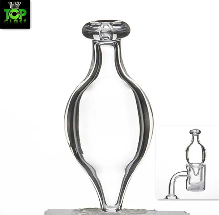 Quartz Banger Carb Cap Cap Universal Glass Capper Can Fit Thermal P Banger, Quartz Enail.glass Bongs Rury wodne Akcesoria