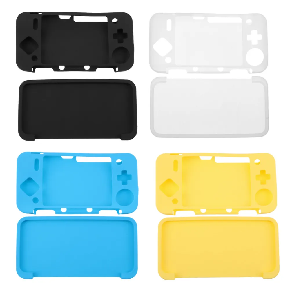 Custodia in pelle morbida e sottile in silicone a i custodie console di gioco Nintendo 2DS XL / 2DS LL