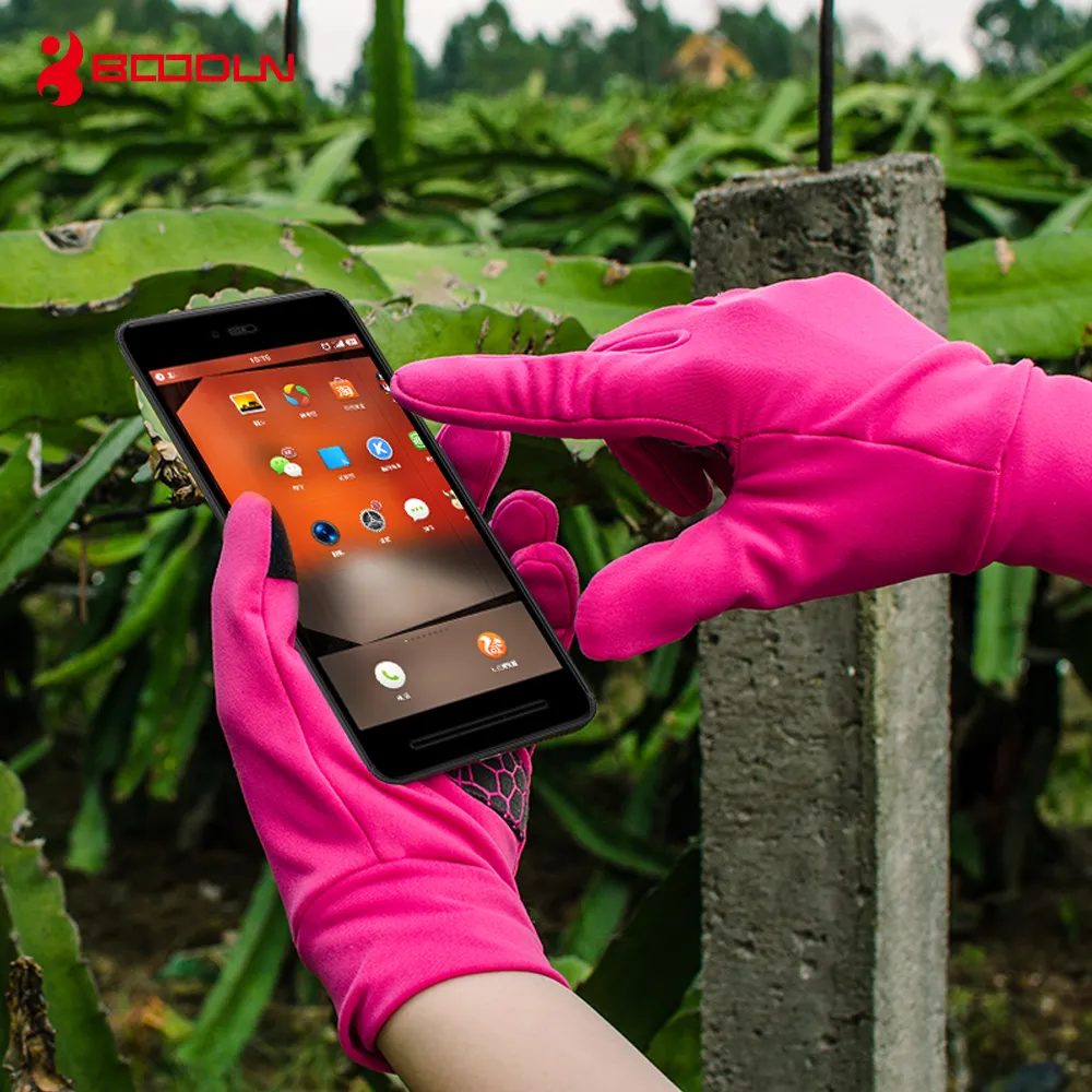 Boodun rijden handschoenen touchscreen fietsen outdoor volledige vinger winddichte weg mountain fiets handschoenen mobiele telefoon handschoenen guantes de portero