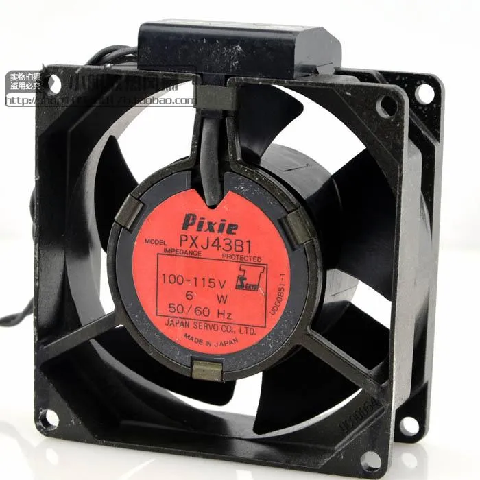 Orijinal Japonya için Pixie Alüminyum Makinesi 8032 PXJ43B1N Yüksek Sıcaklık Alüminyum Makinesi Fan 115 V 6 W