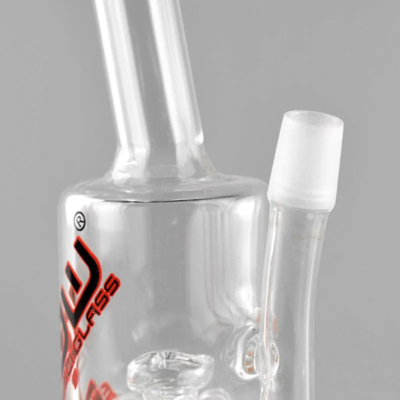 JM Flow Sci Glass water pipes spherical percolator recycle glass bongs with 10 inches Mini bongs 14mm male Joint