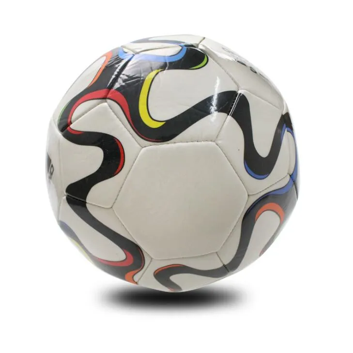 أبيض مخطط رسمي الحجم 5 كرة كرة قدم لـ 11 شخصًا منافسًا سلسًا للمنافسة ، كرة كرة القدم لعبة أوروبية لعبة Foorball