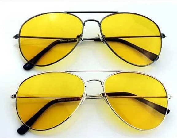 Nueva Moda Al Por Mayor-OWNEST Para Hombres Marca HQ Noche Conducir Gafas Antideslumbrante Visión