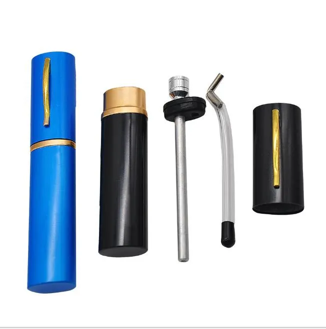 2023 Smoking Pipes Metal Pipe Small Pen Sleeve Small Water Pipe