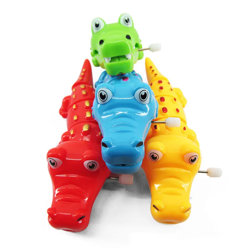 Frete grátis Crianças Criatividade Commodity Clockwork brinquedos de crocodilo Dos Desenhos Animados animal pequeno brinquedo Best selling toy