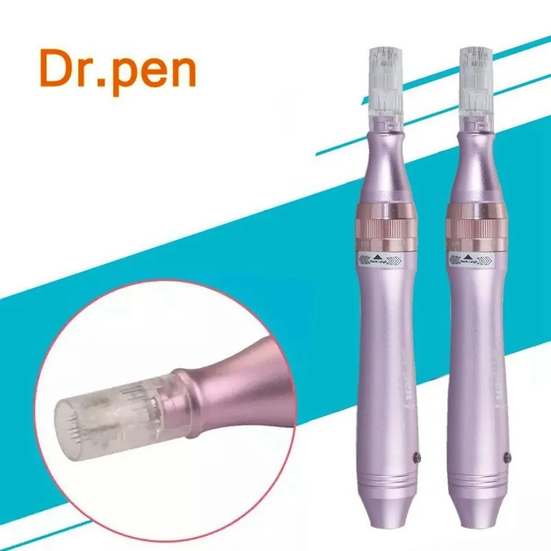 DERMA DR PEN M7-C System Micloneedle Anty starzenie regulowane długości igły 0,25mm-2.5mm Elektryczny znaczek Auto Micro Roller