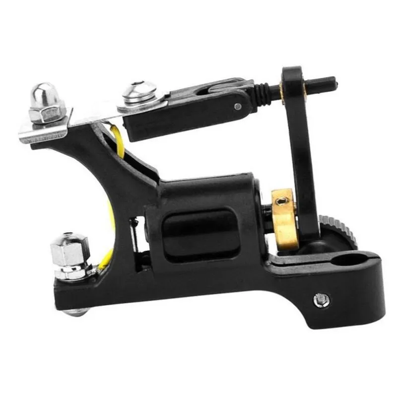 Hot Sell Black Bewerkte Aluminiumlegering Roterende Motor Tattoo Machine Liner Shader voor Beginner Gratis Verzending