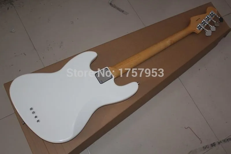 Factory Custom Shop Новое поступление 2015 года F 4-струнная бас-гитара белая джазовая гитара электрическая бас-гитара 3 239250974
