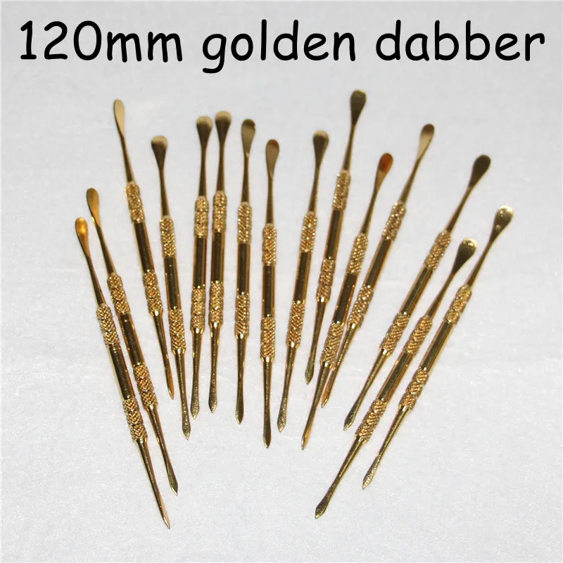 Высококачественный инструмент Dabber для сухого трав для уборки Vape Wax Tool Golden Silver Colors для выбранного DHL