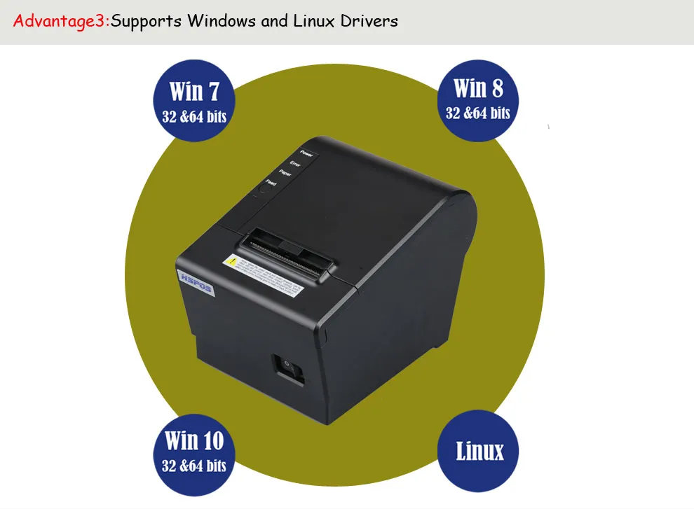 Cheap USB Thermal Receipt Printer Pos 5890 Driver High Quality 58mm