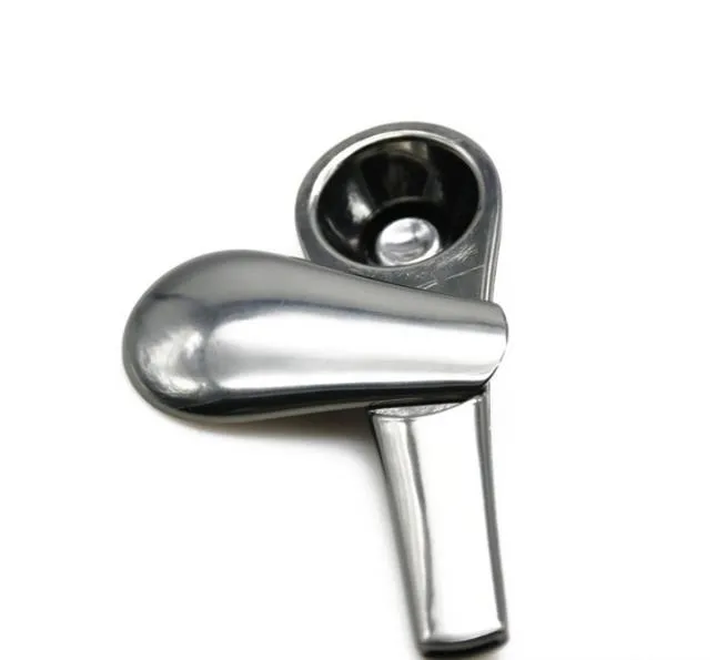 Avtagbar ferromagnetisk rostfritt st￥l metallsked PENT Box Solid Color Spoon Shape Pipe