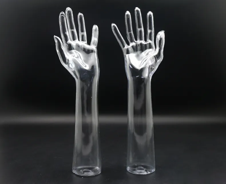 Beste Qualität Transparent Hand Mannequin Hand Modell Mode Für Display Heißer Verkauf