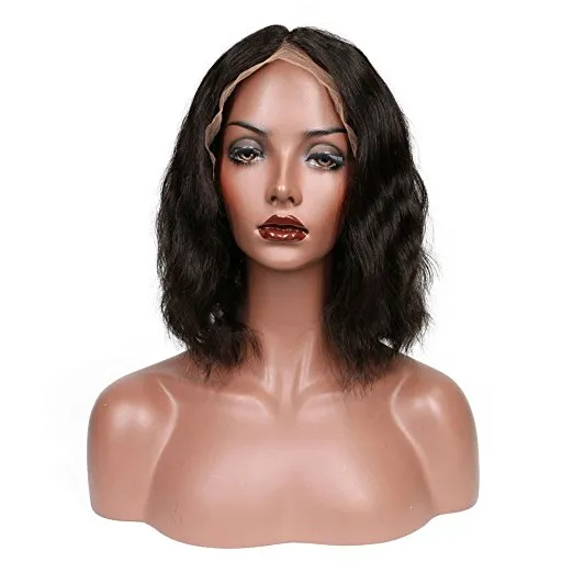 Body Wave Transparent Full Lace Menselijk Haar Pruik Bob Short Pixie Cut Natural Golvend HD Pre Pluked Front Pruiken Lijmloze Heet Te koop 130% DISTSITY DIVA1