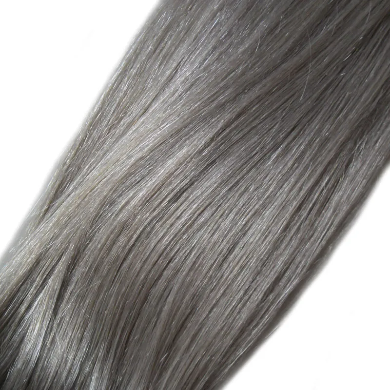 Brasilianska Rak Micro Loop Ring Extensions Hår 1g per sträng 100g Gram per paket Remy Hair