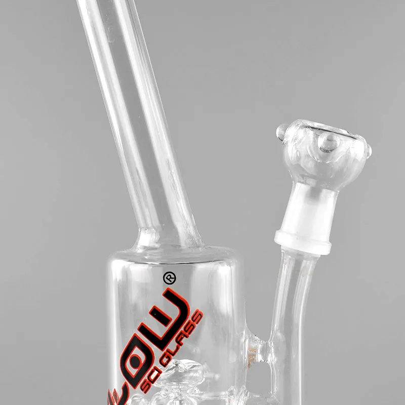 JM Flow Sci Glass Water Pijpen Sferische Percolator Recycle Glass Bongs met 10 Inch Mini Bongs 14mm Mannelijke Joint