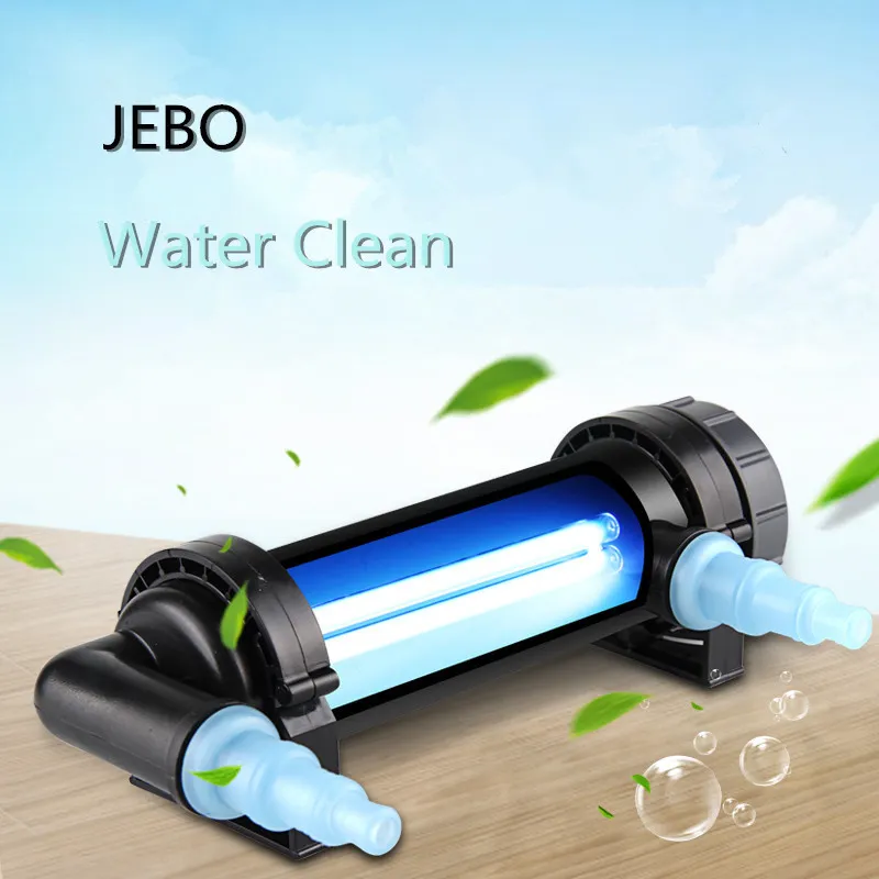 JEBO UV Quartz Sterilizer Lamp Light Ultraviolet Filter Clarifier Water