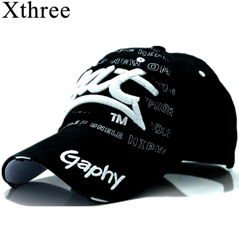 [[xthree] الجملة snapback القبعات البيسبول قبعة القبعات الهيب هوب مزودة رخيصة للرجال النساء gorras منحني حافة